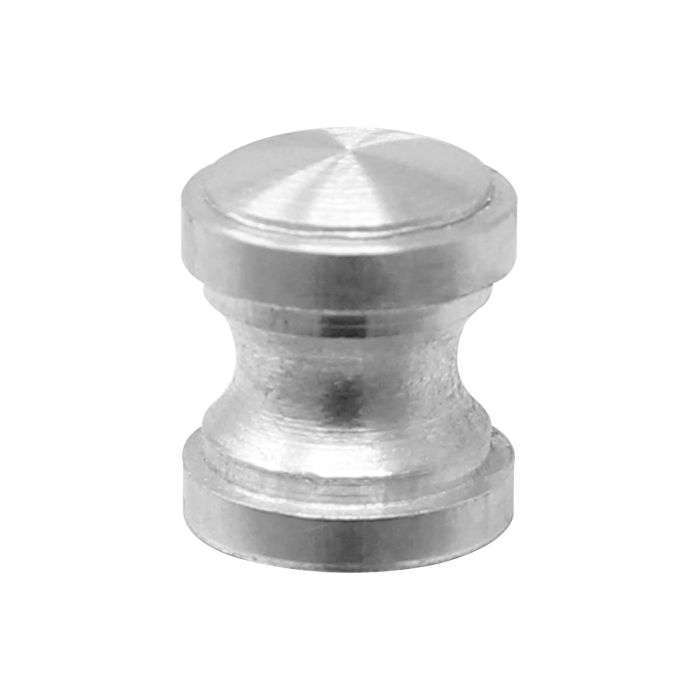 Jaladera botón aluminio natural 3/8" GGJ831 GYGPSA