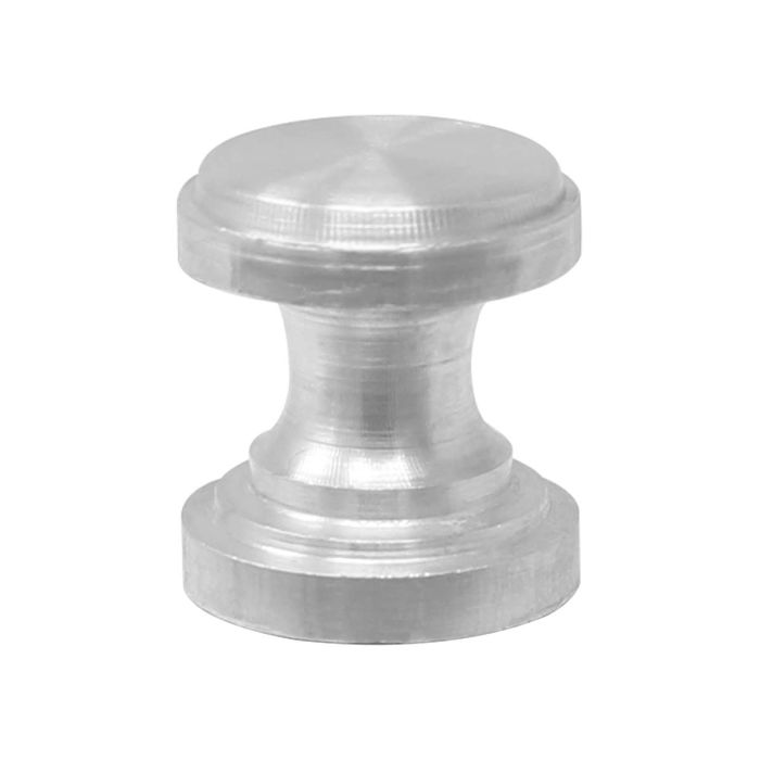 Jaladera botón aluminio natural 1/2" GGJ832 GYGPSA