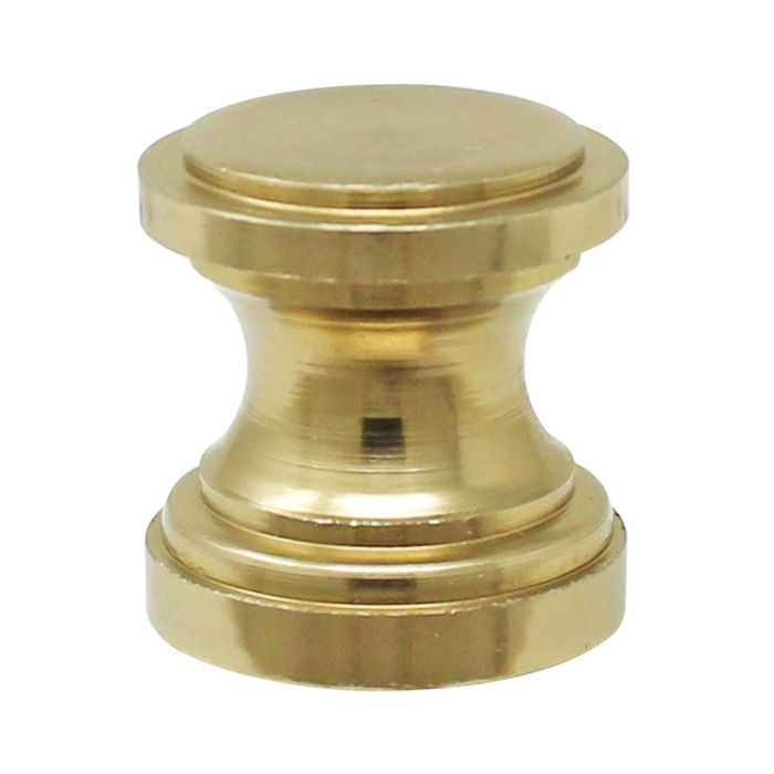 Jaladera botón latón antiguo 5/8" GGJ833 GYGPSA