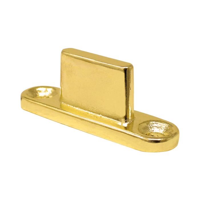 Guía para puertas de closet dorada