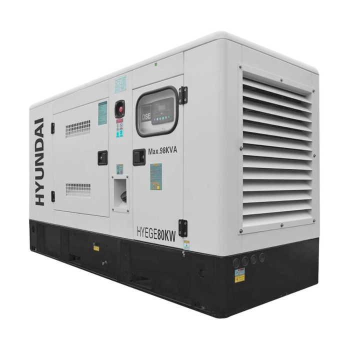 Generador estacionario HYEGE80KW Hyundai