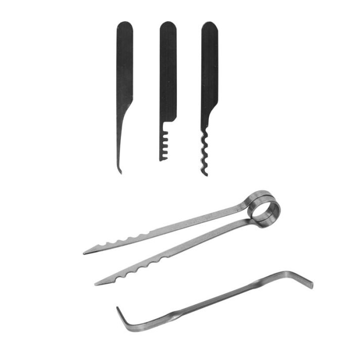 Kit de 5 ganzuas con estuche