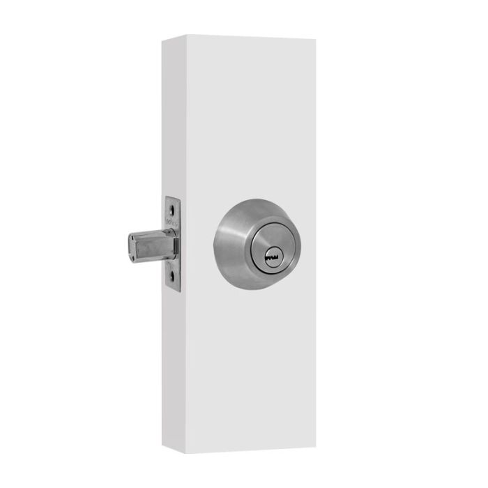 Cerrojo doble cilindro acero inoxidable Forte Ashico