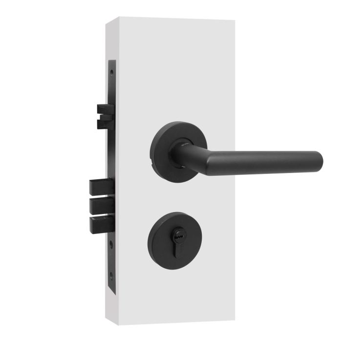 Cerradura para entrada principal Parks Black 1775 Ashico