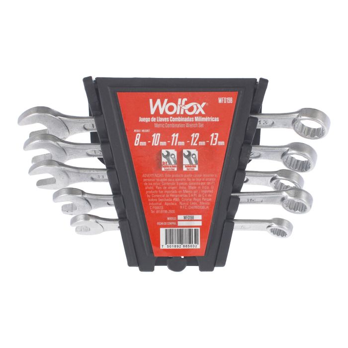 Juego de llaves mixtas milimétricas WF0198 Wolfox
