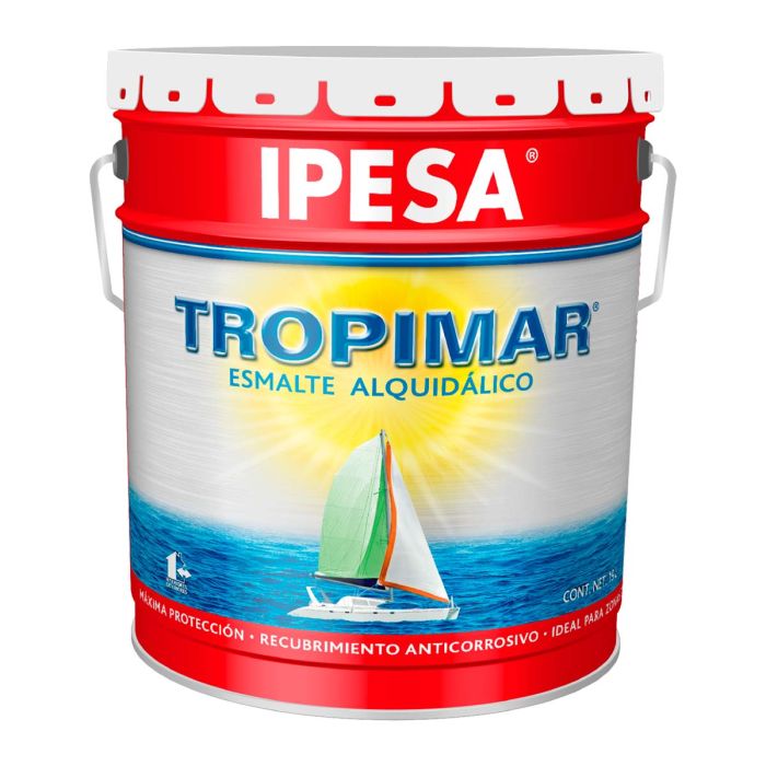 Esmalte alquidálico negro 250 ml Tropimar 1014 IPESA