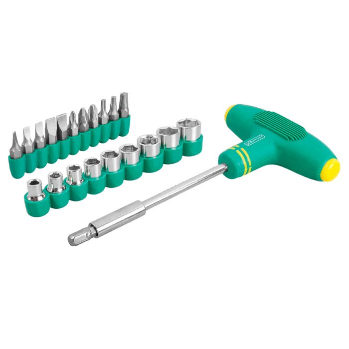 Desarmador tipo "T" con puntas y dados intercambiables 3686 Lion Tools