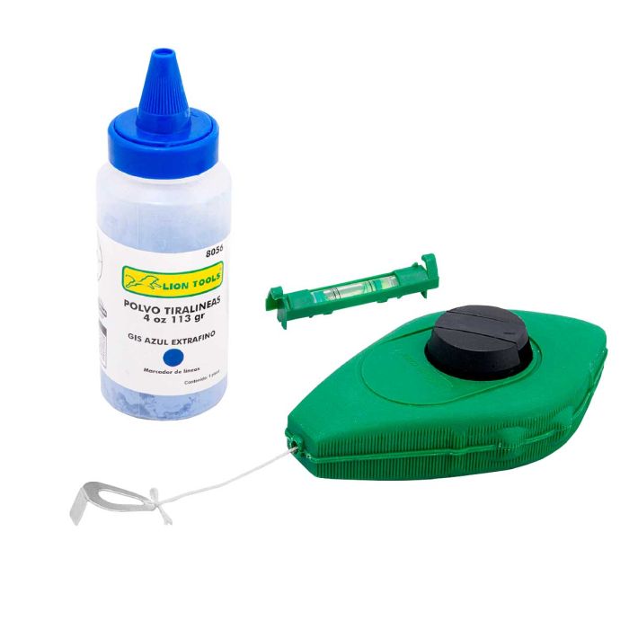 Tiralineas con polvo 30 m 8056 Lion Tools
