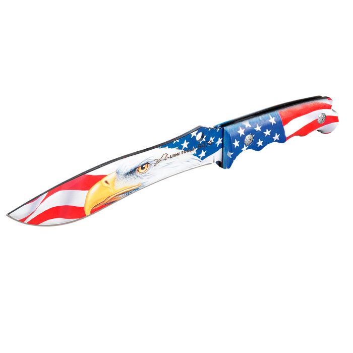 Cuchillo 8" bandera 8474 Lion Tools