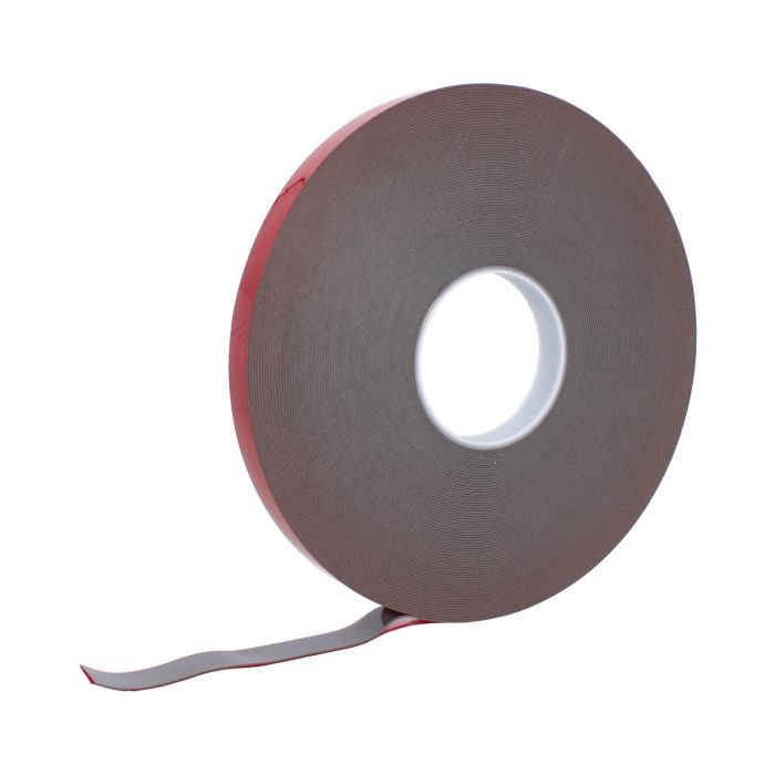 Cinta acrílica gris 12 mm x 33 metros ECGB-007 Ergy