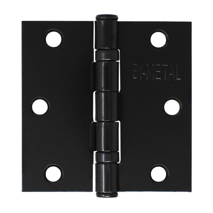 Bisagra arquitectónica con balero 3" x 3" Negro mate BM823 Bimetal