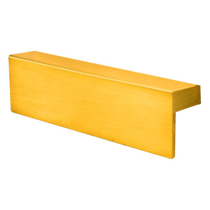 Jaladera tipo "L" latón satinado 128 mm 791-0219 Herrasa