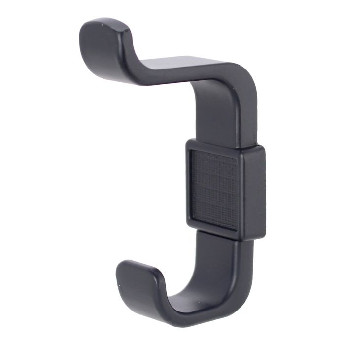 Perchero negro mate doble gancho 792-1490 Herrasa