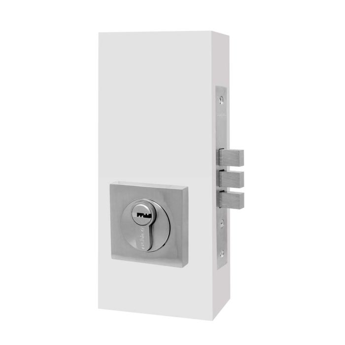 Cerradura italiana extra cuadro acero inoxidable 1513 Ashico