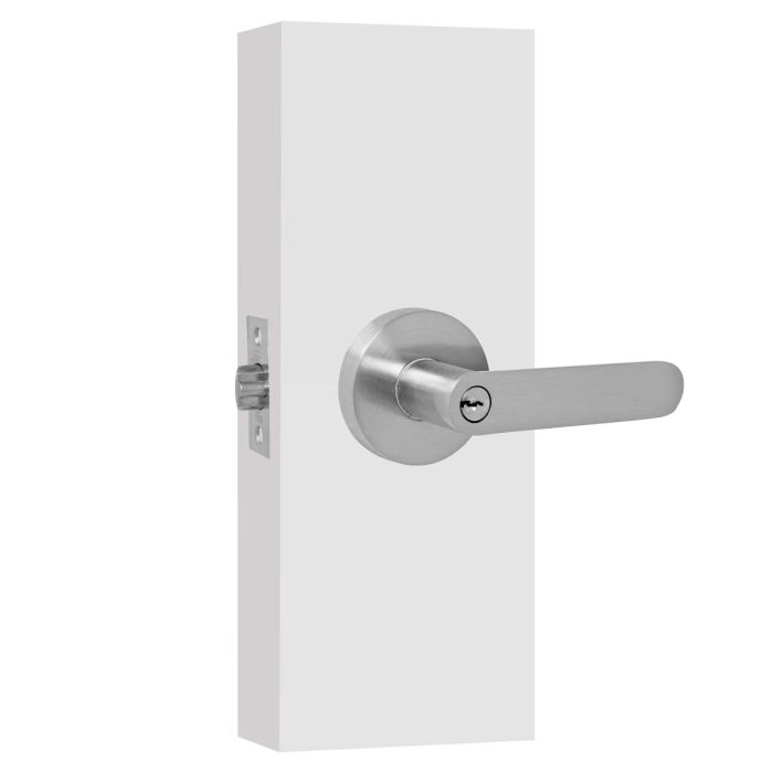 Cerradura para recámara níquel satinado Bari Inoxx Italy