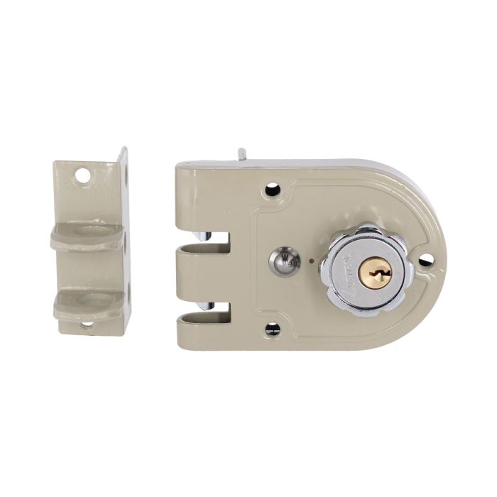 Cerradura de sobreponer para puertas corredizas izquierda 625-DC / SI Austral