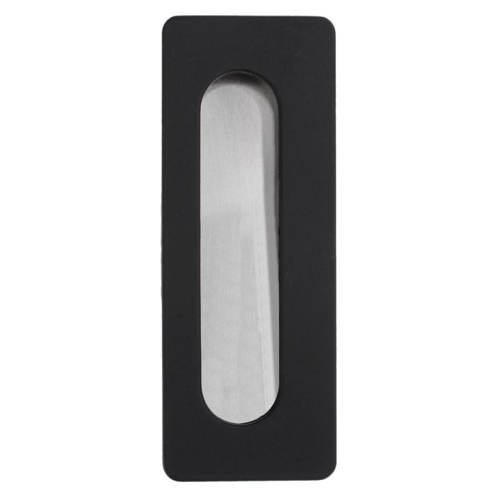 Jaladera de embutir 96 mm negro mate Rish