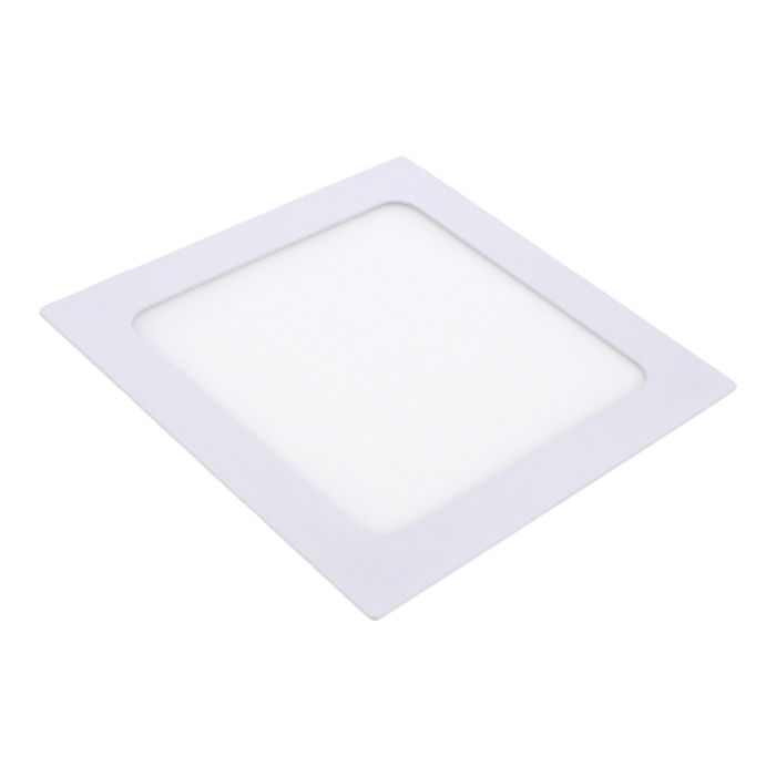 Luminario de LEDS empotrable cuadrado 12 W luz cálida 1262 Sanelec