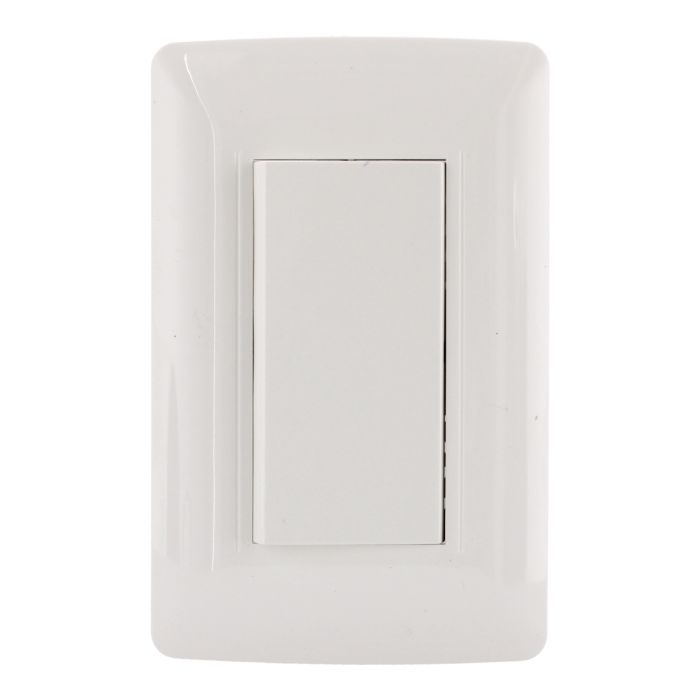 Placa con apagador de escalera línea Toscana 4256 Sanelec