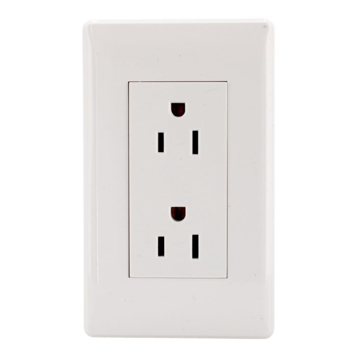 Placa con doble contacto línea Italia 4450 Sanelec