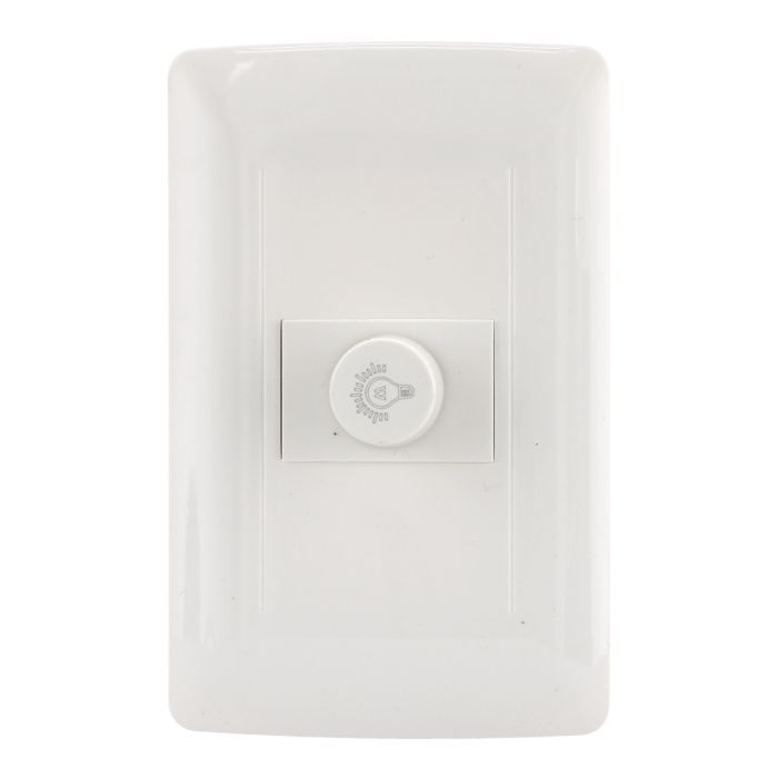 Placa con atenuador de luz línea Universal 4571 Sanelec