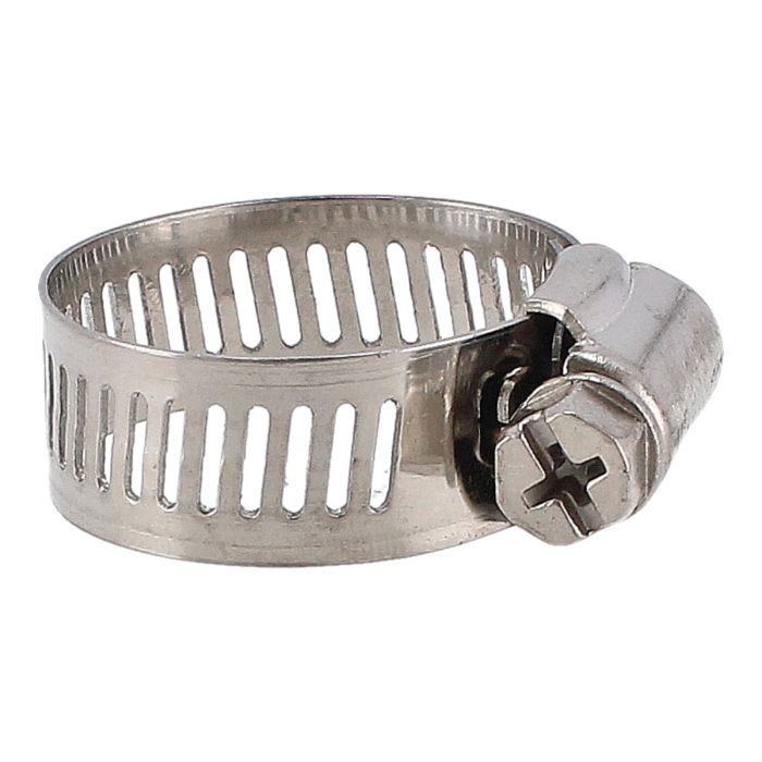 Abrazadera sin fin 3/4"-1 1/16" de acero inoxidable #10 7869 Sanelec