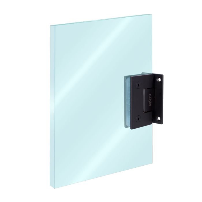 Bisagra muro-vidrio negro mate SH320N Axcent