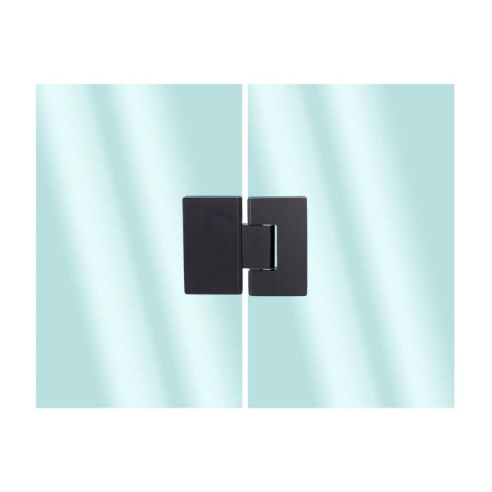 Bisagra vidrio-vidrio a 180° negro mate SH330N Axcent