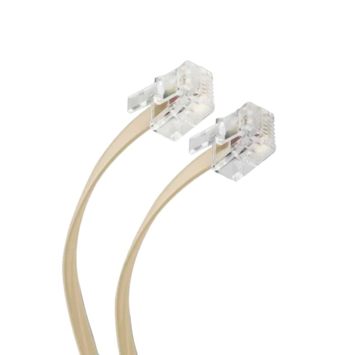 Cable plug a plug RJ11 de 15 m para extensión telefónica 304-050 Steren