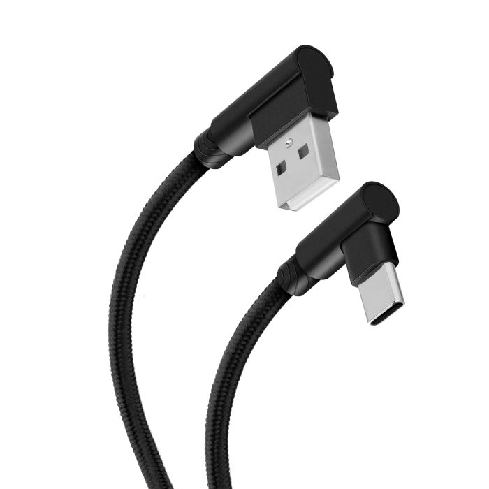 Cable USB a USB C con conectores a 90° de 1,2 metros USB-3965 Steren