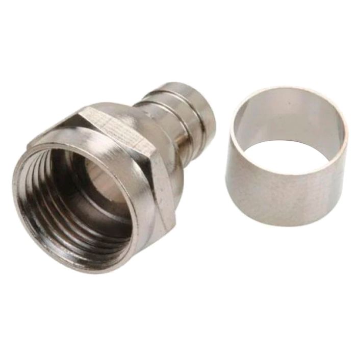 Conector macho tipo "F" (campanita) para cable RG6 200-015 Steren