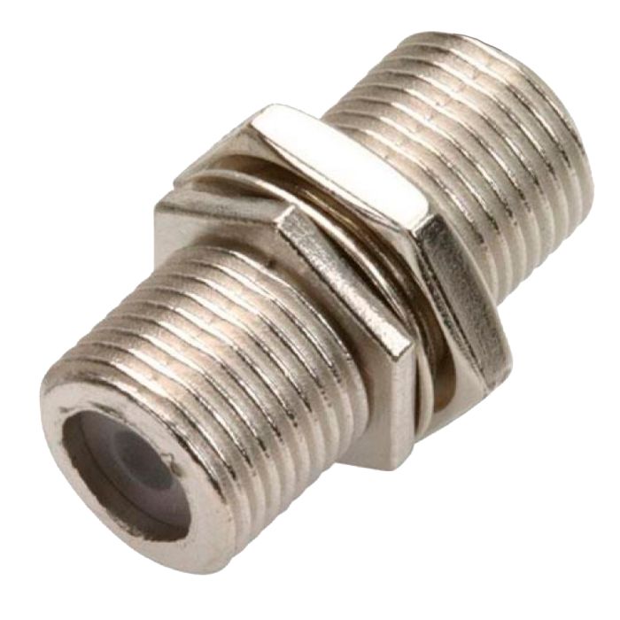 Cople jack a jack tipo F para conectores RG59, con tuerca 200-053 Steren