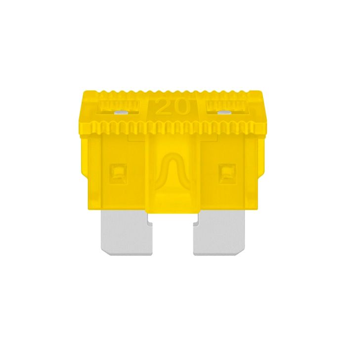 Fusible automotriz de 32 Vcc 20 A, amarillo FA 20 Steren