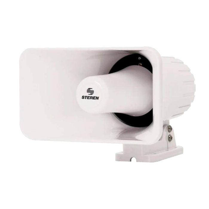 Sirena rectangular de 30 Watts con 2 tonos TRS-588PB Steren