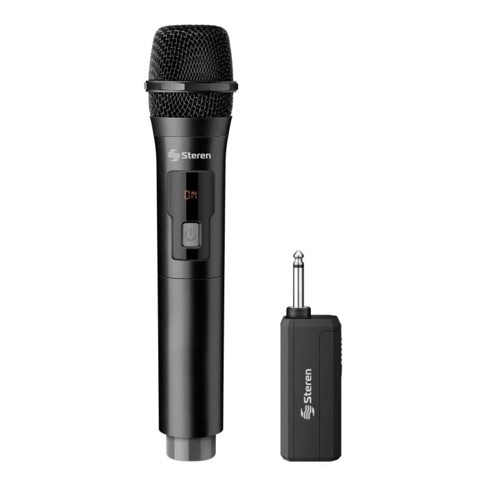 Micrófono inalámbrico y receptor, con batería recargable MIC-285R Steren