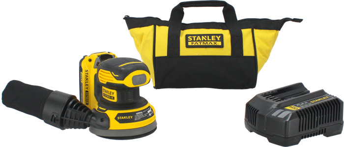 Lijadora roto orbital inalámbrica 20 V SCS220D1S-B3 Stanley