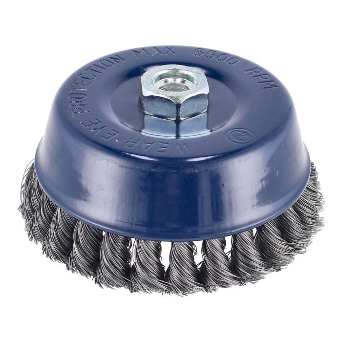 Carda de copa alambre trenzado 5" TC1279 Toolcraft