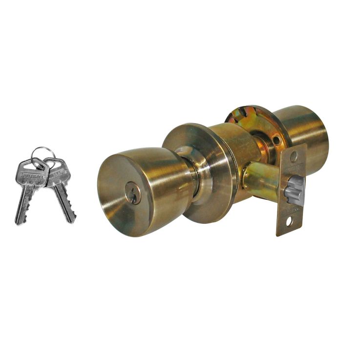 Cerradura para recámara latón antiguo Turín PF0046 Top Forge