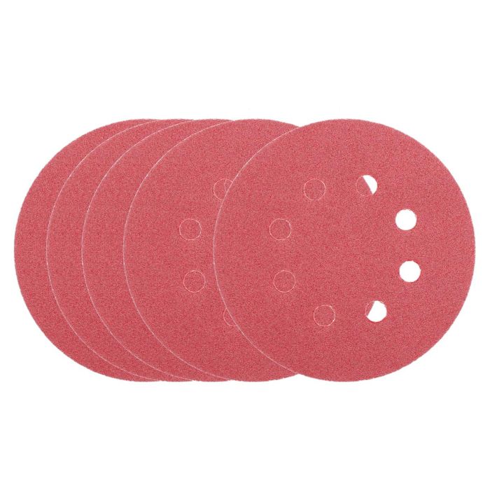 Discos de lija para lijadora roto-orbital de 5" G-120 TC6037 Toolcraft