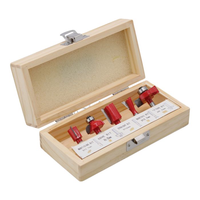 Juego de brocas de carburo para router 5 piezas 157 Adir