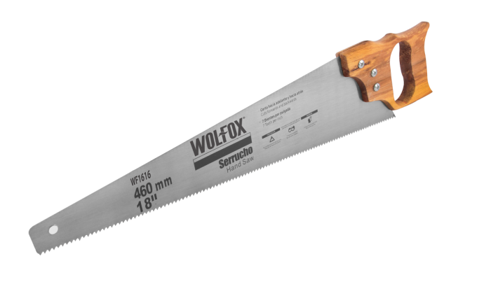 Serrucho mango de madera 18" WF1666 Wolfox